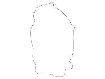 Custom shapes car air fresheners and car deodorizers - model:﻿Animals, personalization on request for corporate branding﻿