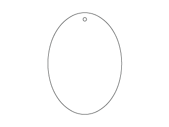 Custom shapes car air fresheners and car deodorizers - model:﻿Oval, personalization on request for corporate branding﻿