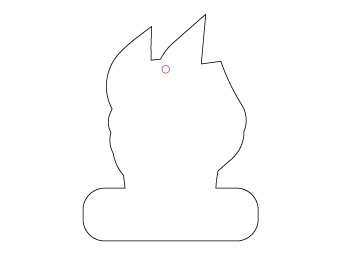 Custom shapes car air fresheners and car deodorizers - model:﻿Logo, personalization on request for corporate branding﻿