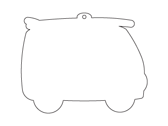 Custom shapes car air fresheners and car deodorizers - model:﻿Car, personalization on request for corporate branding﻿