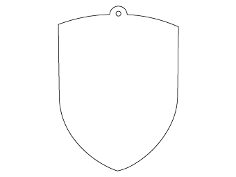 Custom shapes car air fresheners and car deodorizers - model:﻿Crests, personalization on request for corporate branding﻿